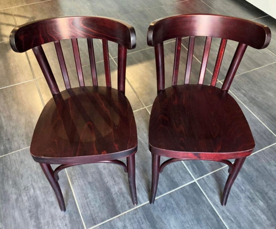 Image 1 of Paar oude bistrostoelen