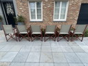 6x Hyllinge Møbler regisseur stoelen