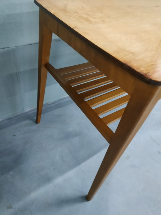 Image 1 of Zweeds jaren 60 Side Table- bijzettafel- wandmeubel