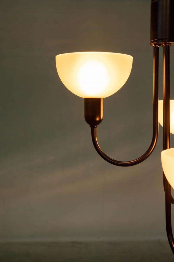 Image 1 of Memphis style hanglamp jaren 60, verstelbare vintage lamp