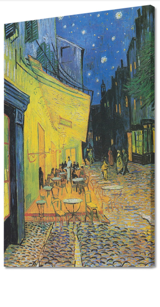 Image 1 of Vincent van Gogh----Cafeterras bij Nacht