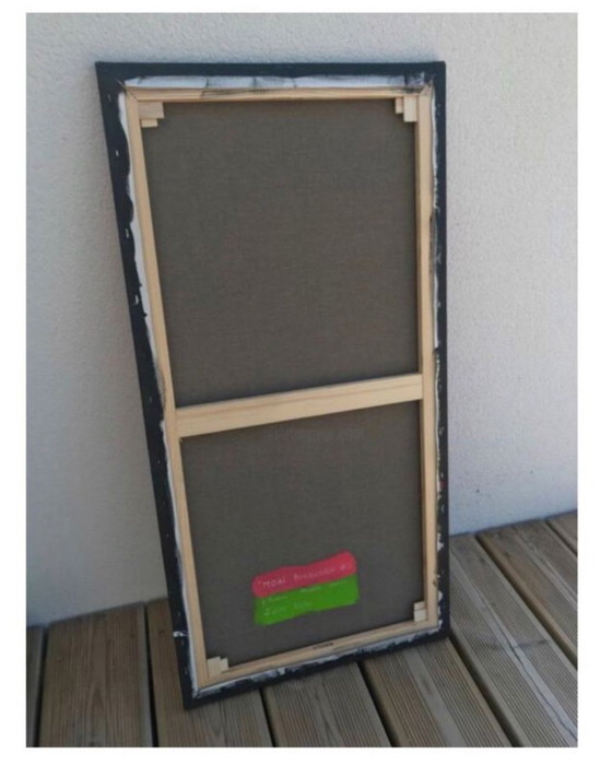 Image 1 of Acryl op chassis Formaat 80X40Cm