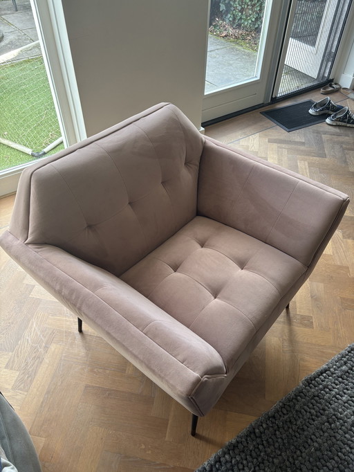 Dutchbone Roze Fauteuil 