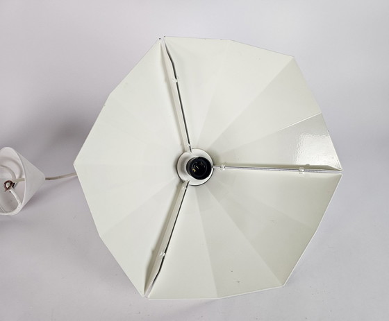 Image 1 of D - L Lampen Holland - Pyramide Hanglamp - Metaal - Wit - 80S