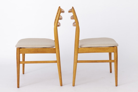 Image 1 of 2 Vintage eetkamerstoelen 1960S - Deens ontwerp