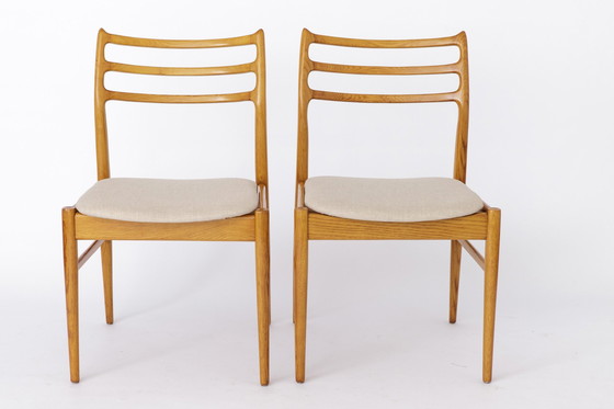 Image 1 of 2 Vintage eetkamerstoelen 1960S - Deens ontwerp