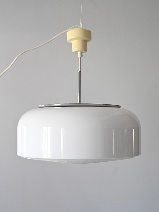 Image 1 of Vintage hanglamp van Anders Pehrson voor Ateljé Lyktan, 1970S Ontwerp van metaal en acryl