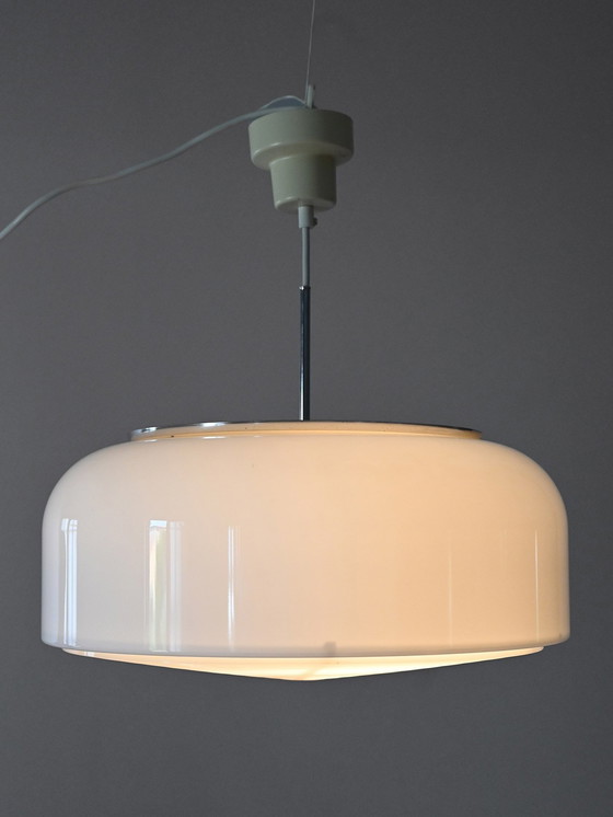 Image 1 of Vintage hanglamp van Anders Pehrson voor Ateljé Lyktan, 1970S Ontwerp van metaal en acryl