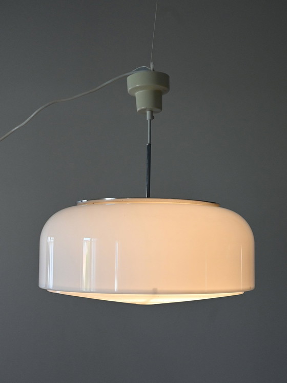 Image 1 of Vintage hanglamp van Anders Pehrson voor Ateljé Lyktan, 1970S Ontwerp van metaal en acryl
