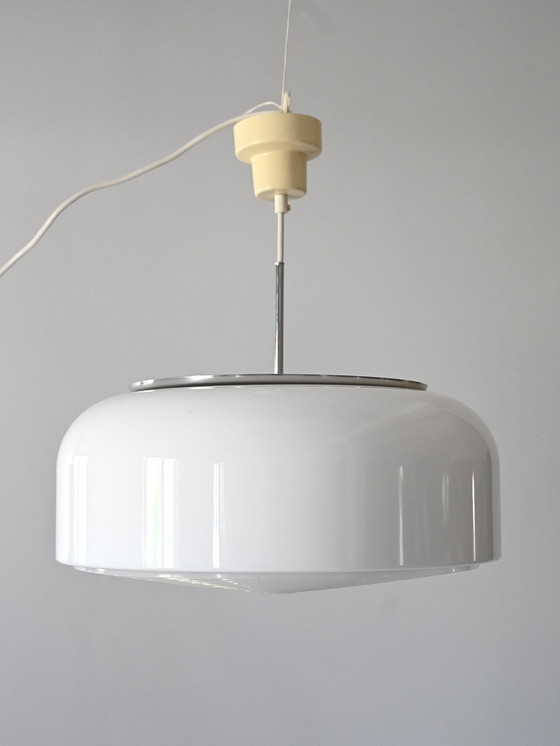 Image 1 of Vintage hanglamp van Anders Pehrson voor Ateljé Lyktan, 1970S Ontwerp van metaal en acryl