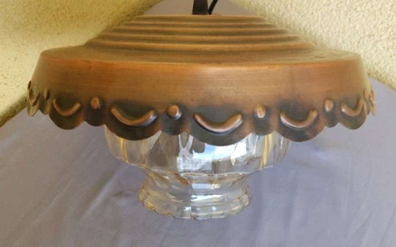 Image 1 of Vintage koperen lamp