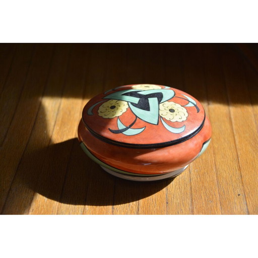 Vintage art deco porseleinen doos