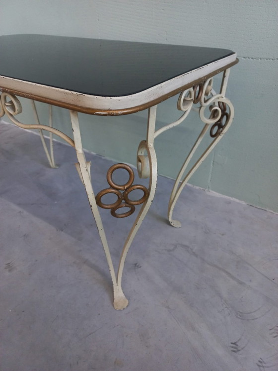 Image 1 of Vintage Jaren 50 Smeedijzeren Salontafel (Gardentable)