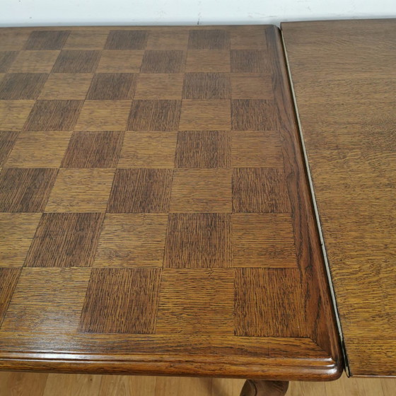 Image 1 of Vintage Louise Xv Queen Ann Eettafel Eetkamertafel Uitschuifbaar