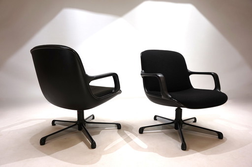 Set van 2 Comforto Executive Lounge Chairs van Charles Pollock, 1960