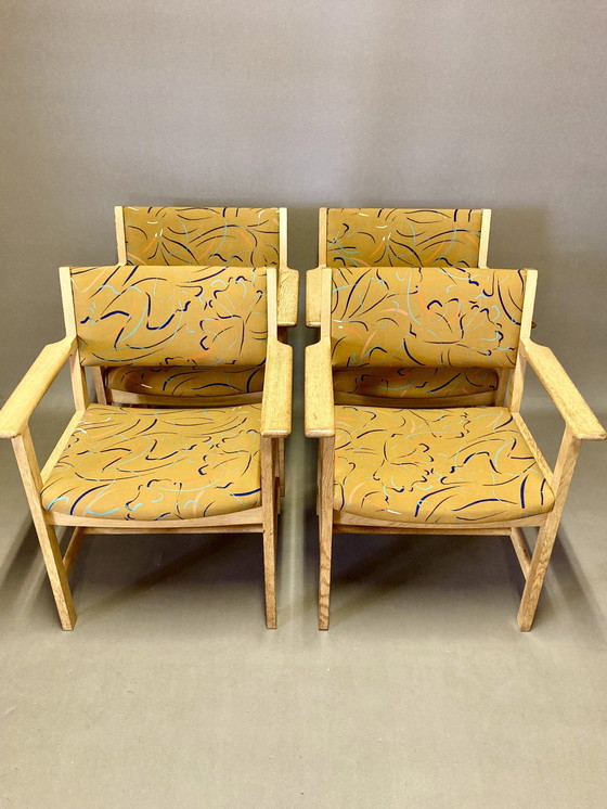 Image 1 of Suite van 4 fauteuils met stempel Getama "Scandinavisch ontwerp" 1960.