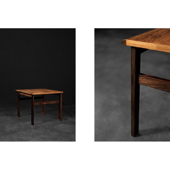 Image 1 of Vintage Capella rozenhouten salontafel door Illum Wikkelsø voor Niels Eilersen, Denemarken 1960