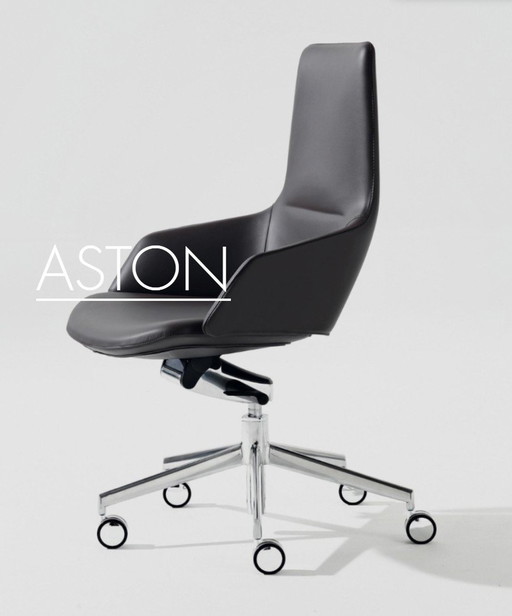 Arper Aston 1918; design directiestoel, managersstoel