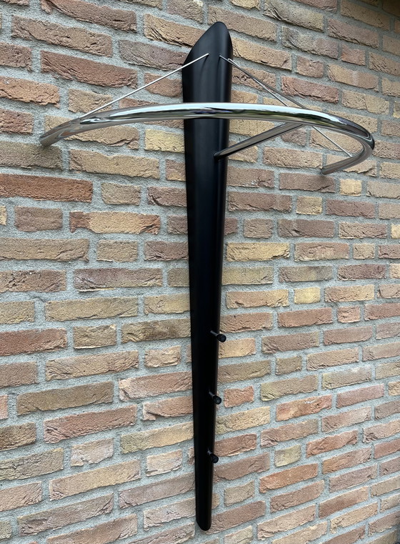 Image 1 of Postmoderne Space Age Design Wandkapstok (Jaren ‘80)