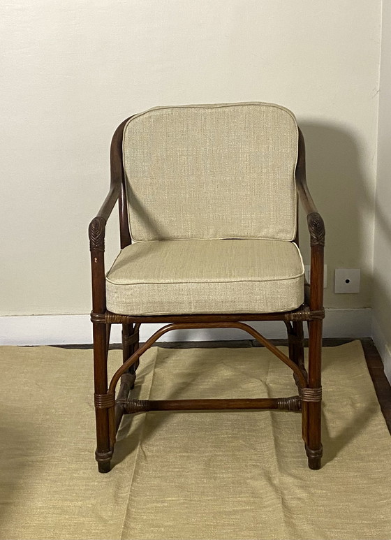 Image 1 of Rieten fauteuil 1970 Ref August