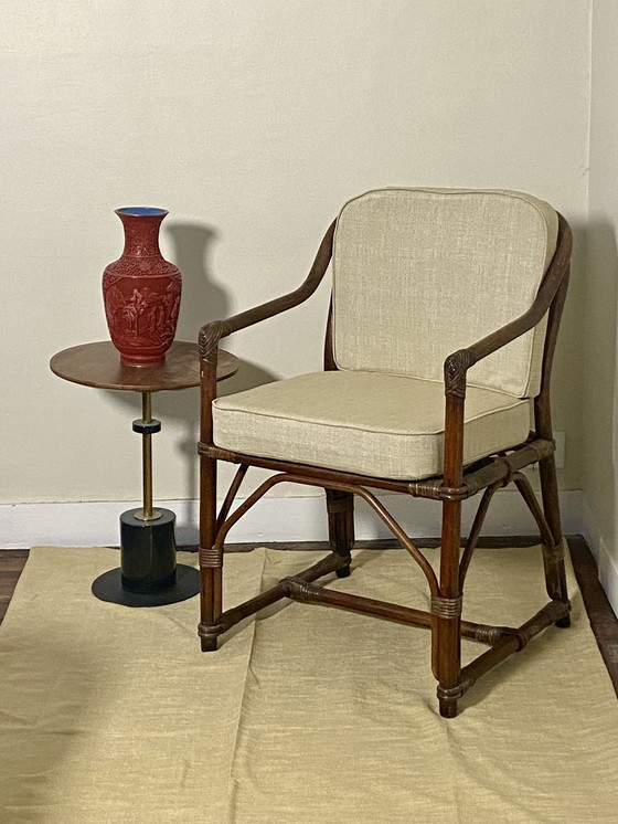 Image 1 of Rieten fauteuil 1970 Ref August