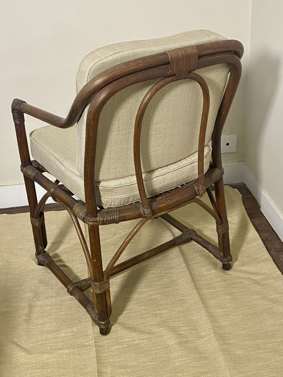 Image 1 of Rieten fauteuil 1970 Ref August