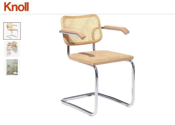 Image 1 of 2x Marcel Breuer Cesca Stoelen