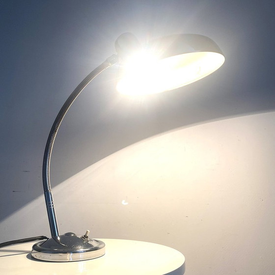 Image 1 of Grote verchroomde 50'S bureaulamp