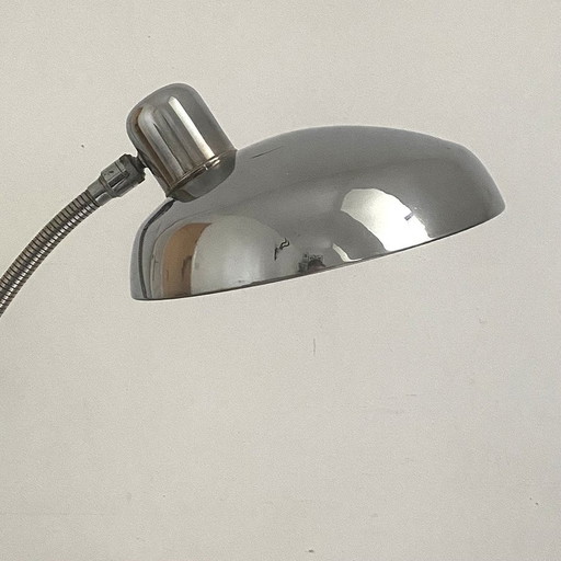 Grote verchroomde 50'S bureaulamp