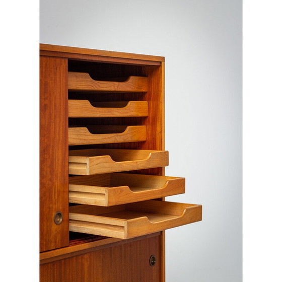 Image 1 of Vintage dressoir met messing haarspeldpoten van Alfred Hendrickx voor Belform, 1950