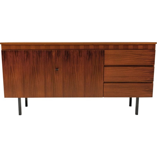 Vintage walnoten dressoir, 1960