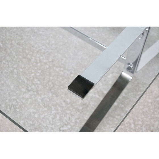 Image 1 of Vintage Joker salontafel in verchroomd staal van Olivier Mourgue voor Airborne, 1960