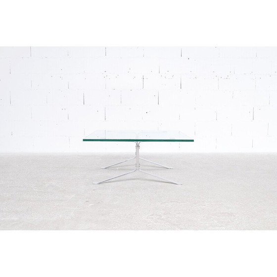 Image 1 of Vintage Joker salontafel in verchroomd staal van Olivier Mourgue voor Airborne, 1960