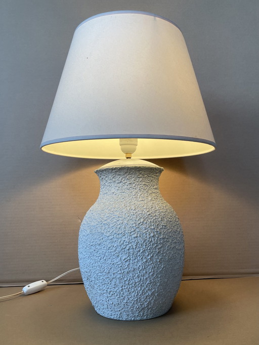 Grote vintage lamp van keramiek