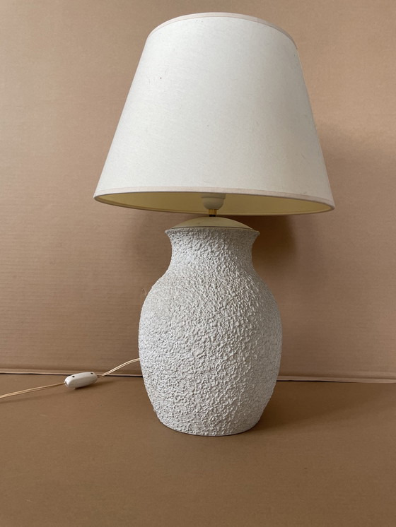 Image 1 of Grote vintage lamp van keramiek