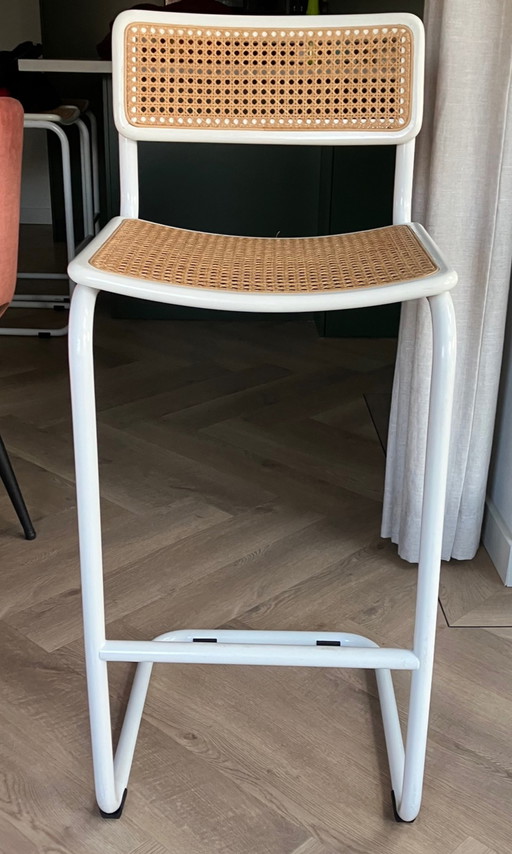 3x Vintage barstoelen