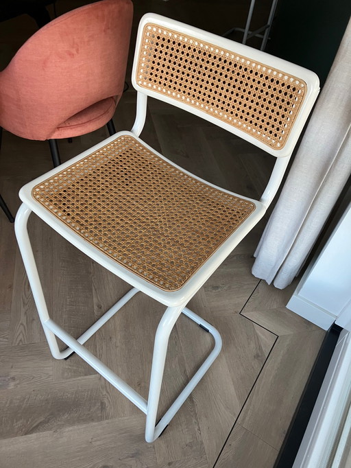 3x Vintage barstoelen