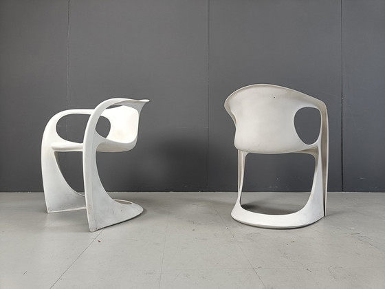 Image 1 of Set van 4 Casalino eetkamerstoelen door Alexander Begge voor Casala, 1970S