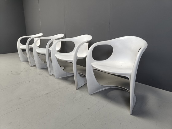 Image 1 of Set van 4 Casalino eetkamerstoelen door Alexander Begge voor Casala, 1970S