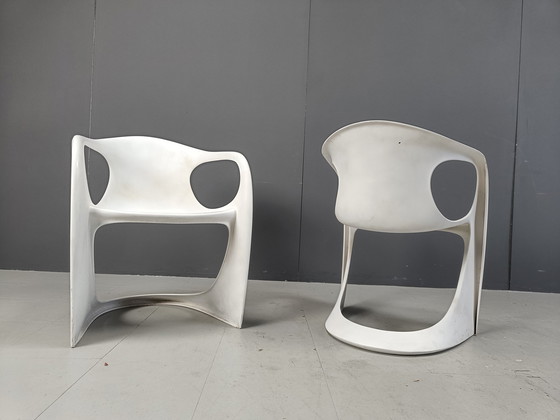 Image 1 of Set van 4 Casalino eetkamerstoelen door Alexander Begge voor Casala, 1970S