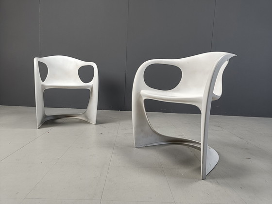 Image 1 of Set van 4 Casalino eetkamerstoelen door Alexander Begge voor Casala, 1970S