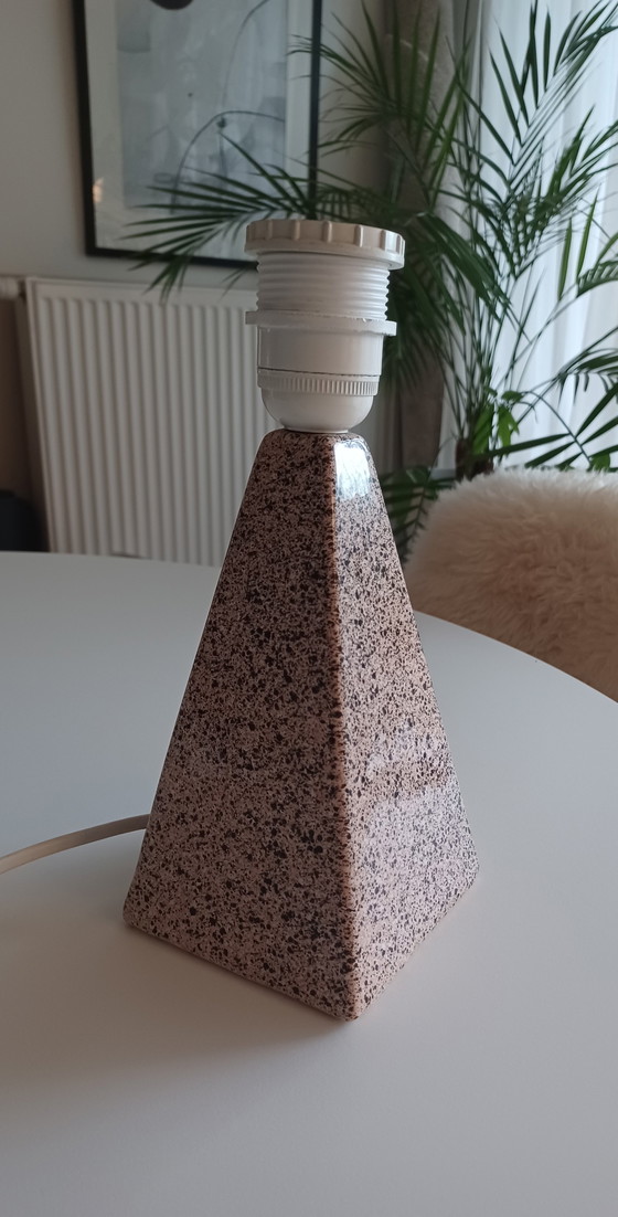 Image 1 of Tafellamp, Terrazzo-Effect, 1991, Manufactures Porcelaines De Bruxelles.