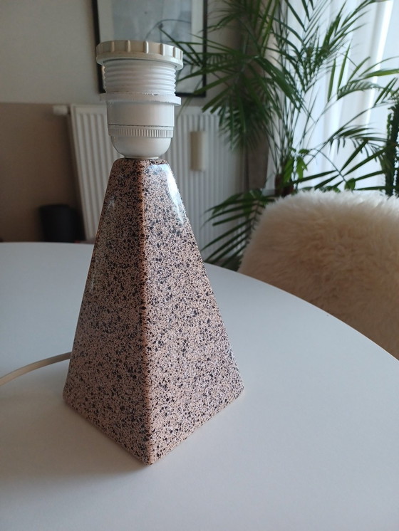 Image 1 of Tafellamp, Terrazzo-Effect, 1991, Manufactures Porcelaines De Bruxelles.