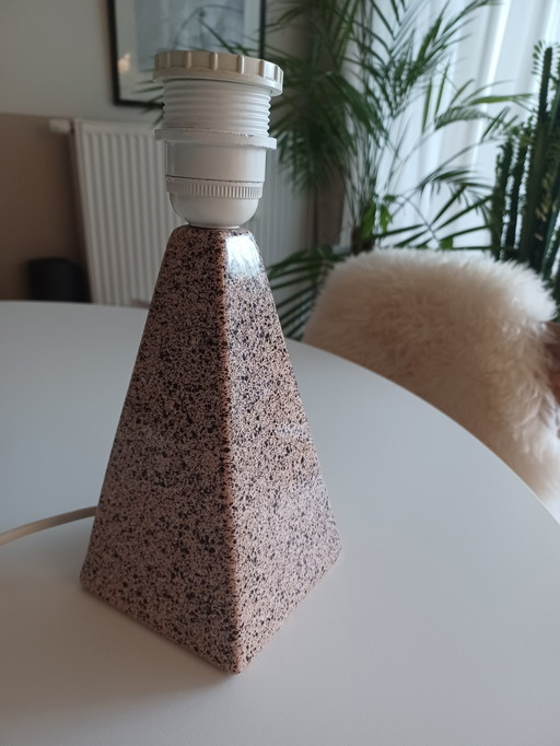 Tafellamp, Terrazzo-Effect, 1991, Manufactures Porcelaines De Bruxelles.