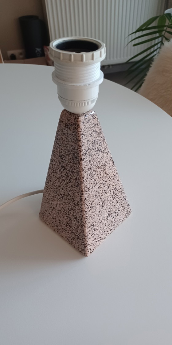 Image 1 of Tafellamp, Terrazzo-Effect, 1991, Manufactures Porcelaines De Bruxelles.