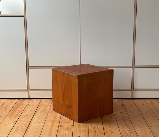 60s kubus teak salontafel