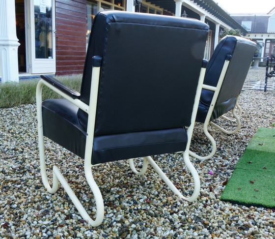 Image 1 of Bankje en 2 stoelen