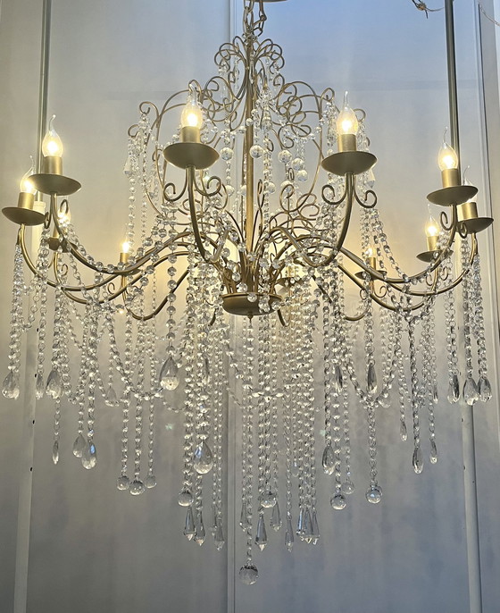 Image 1 of Sale ! Van 1875,- Nu 745,-! Kristallen Xxxl Kroonluchter 