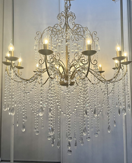 Image 1 of Sale ! Van 1875,- Nu 745,-! Kristallen Xxxl Kroonluchter 