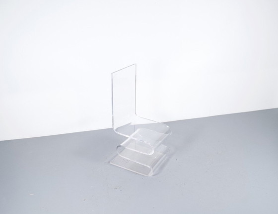 Image 1 of Imposante 70's plexiglas stoel